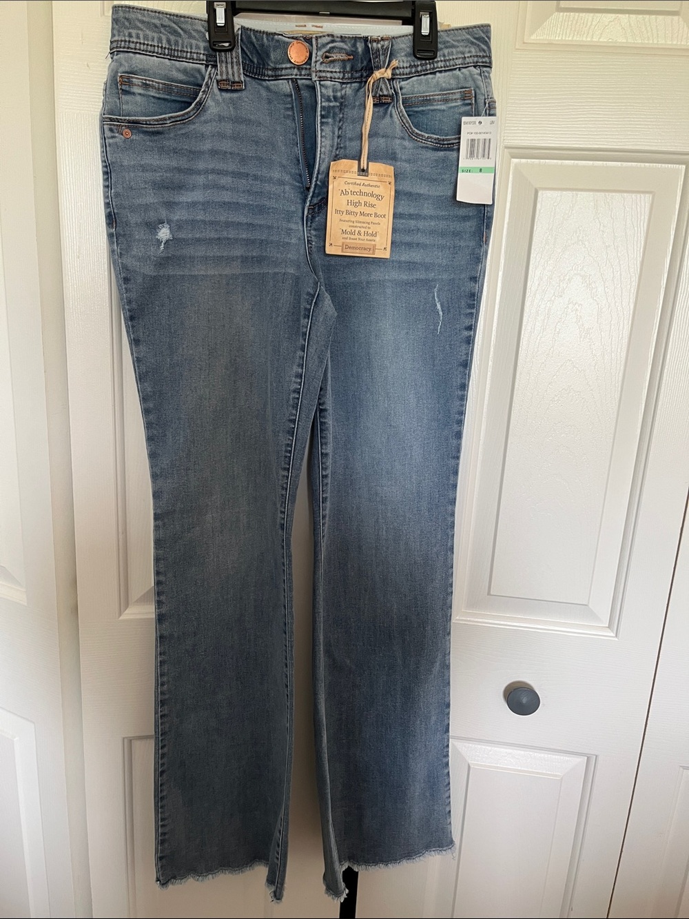 Democracy Medium Blue High-Rise Flare Jeans - Wide Leg